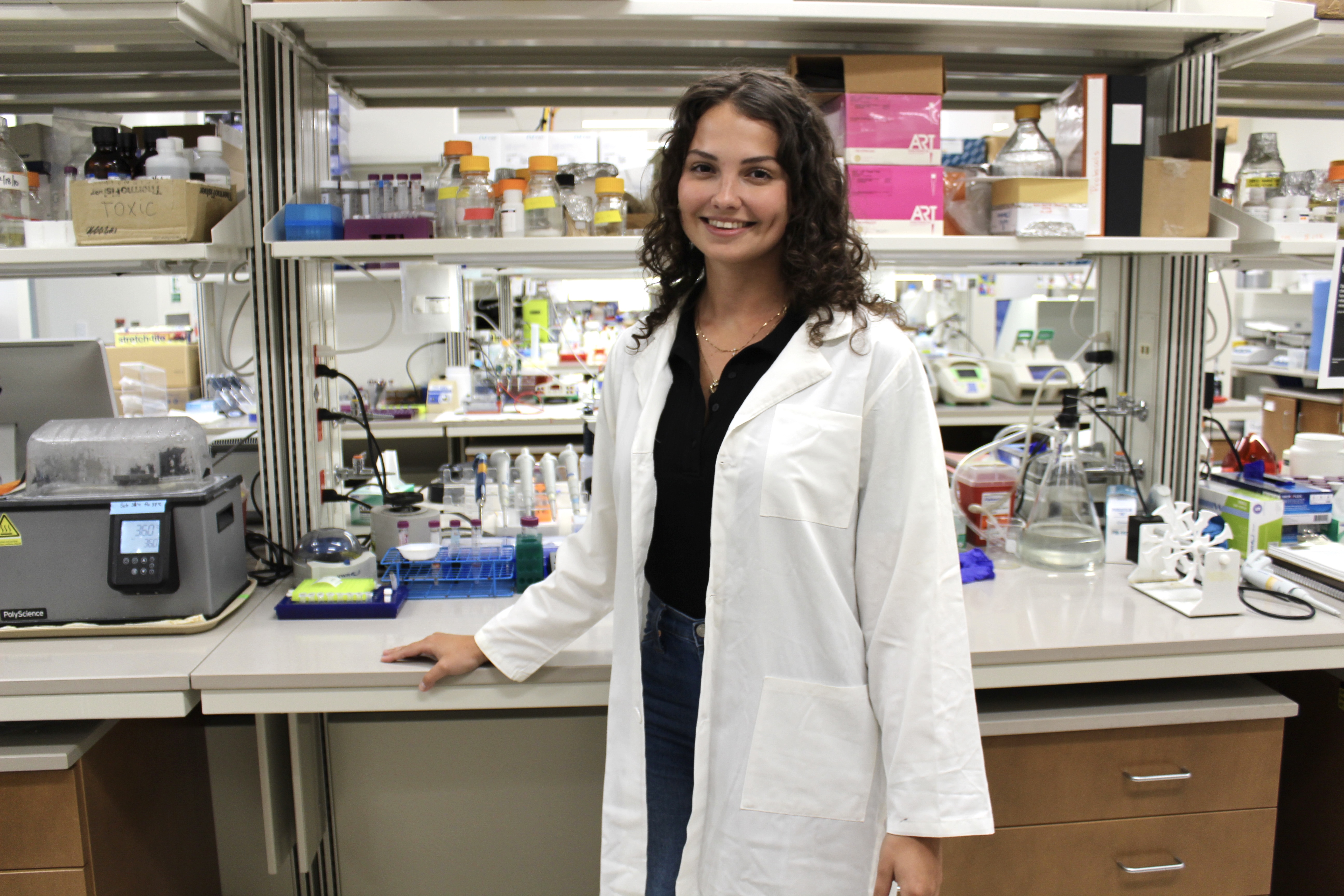 Veronika Mojiková na univerzitě